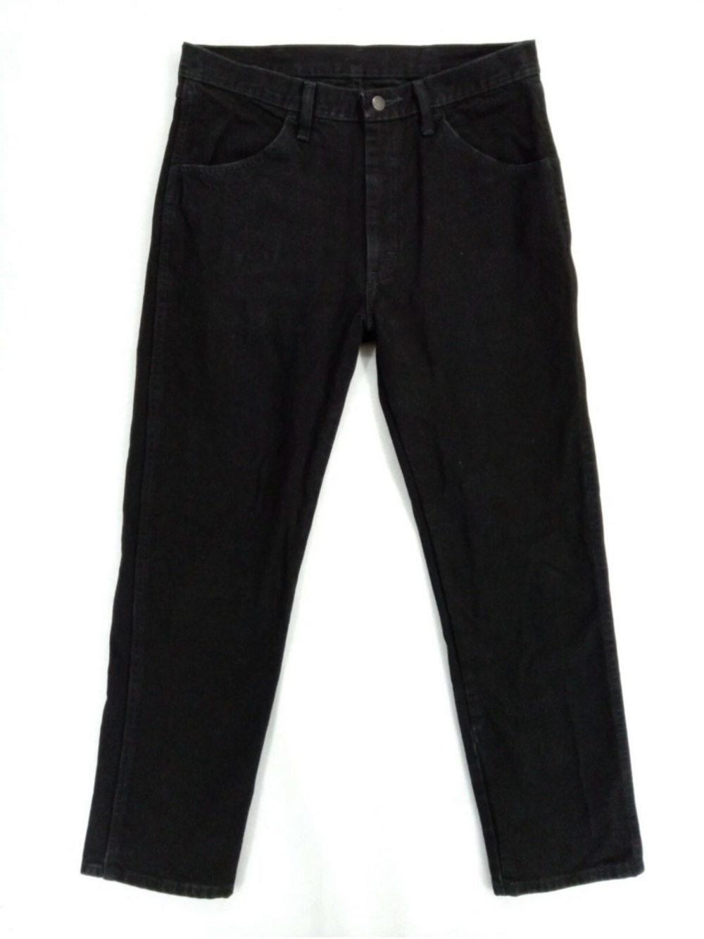 Rustler Classic Black Straight Men's Jeans